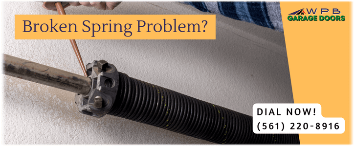 Broken Garage Door Spring Repair WPB FL